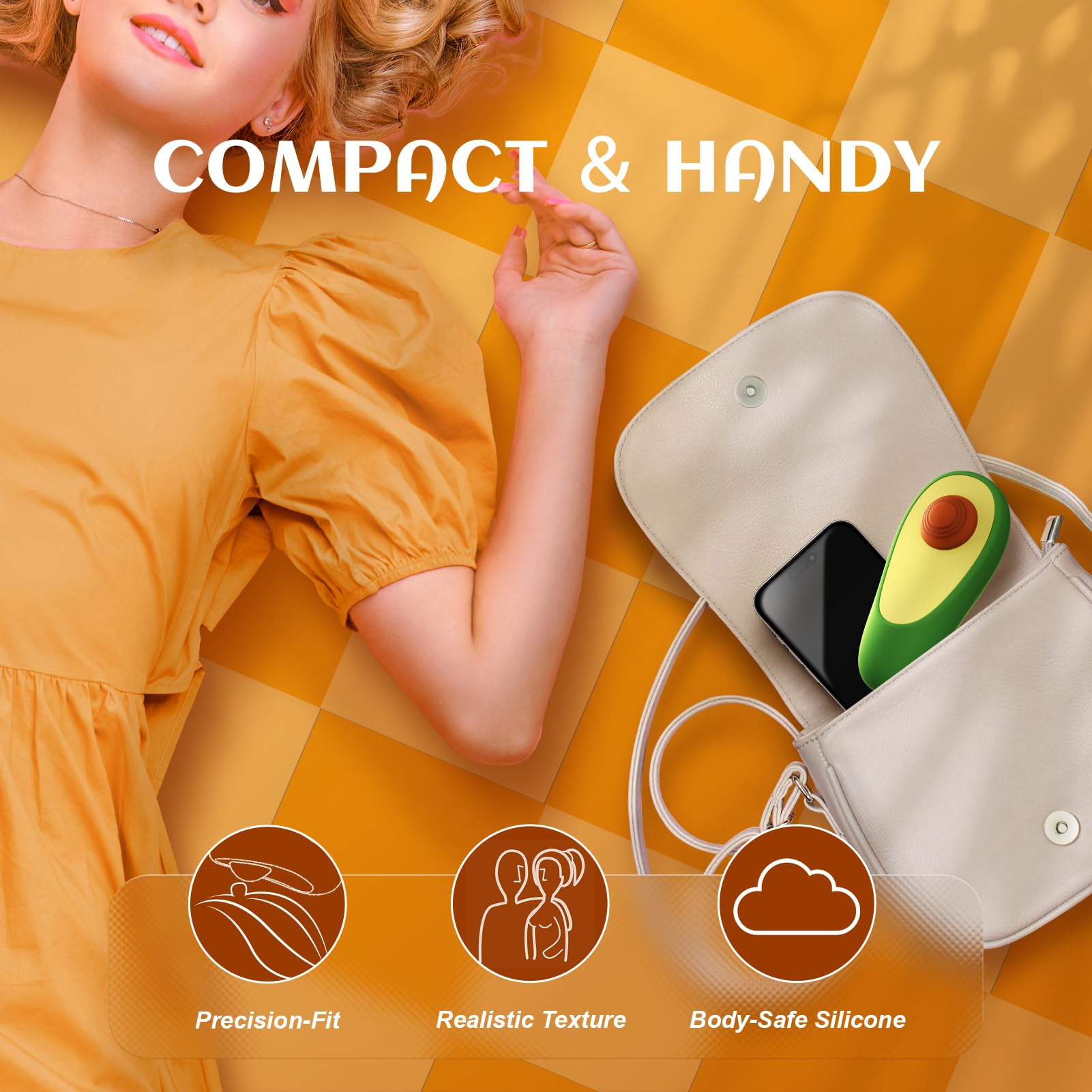 Vibrator Sex Toys for Women - MOOLIGlRL Upgraded Flapping Adult Toys Clitoral Stimulator Vibrater, 10 Modes Female Couples Adult Sex Toy Mini Egg Discreet Vibrators for Clit Nipple Anal Stimulation