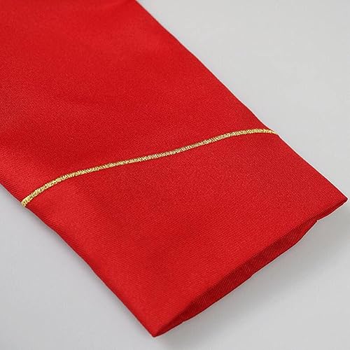 Miniatura 4 de XUNRYAN Chaqueta para hombre punk oficial militar para desfile de bateristas, chaqueta mayorette medieval victoriano, uniforme de Navidad, disfraz