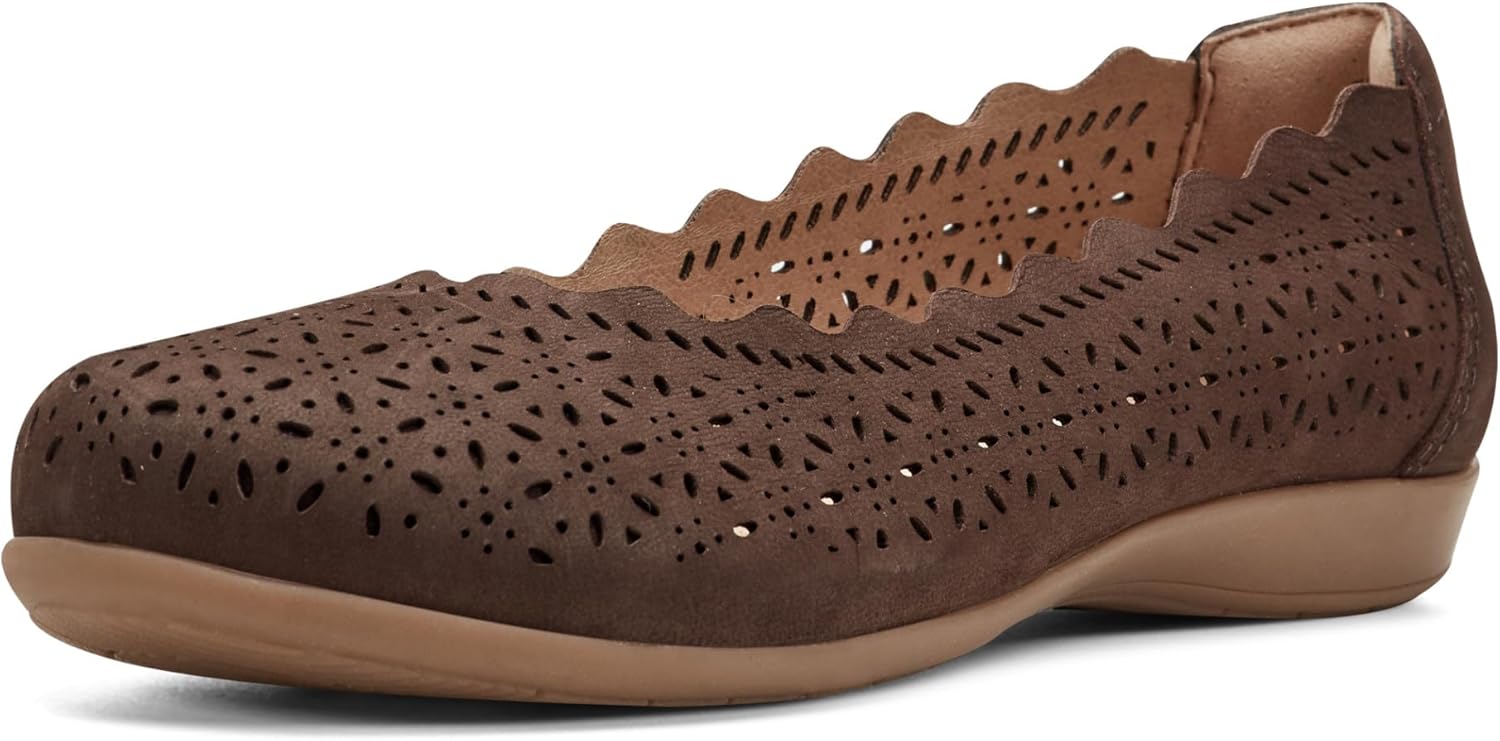 Earth® Bria Ballet Flats,Dark Brown 200, 7 M