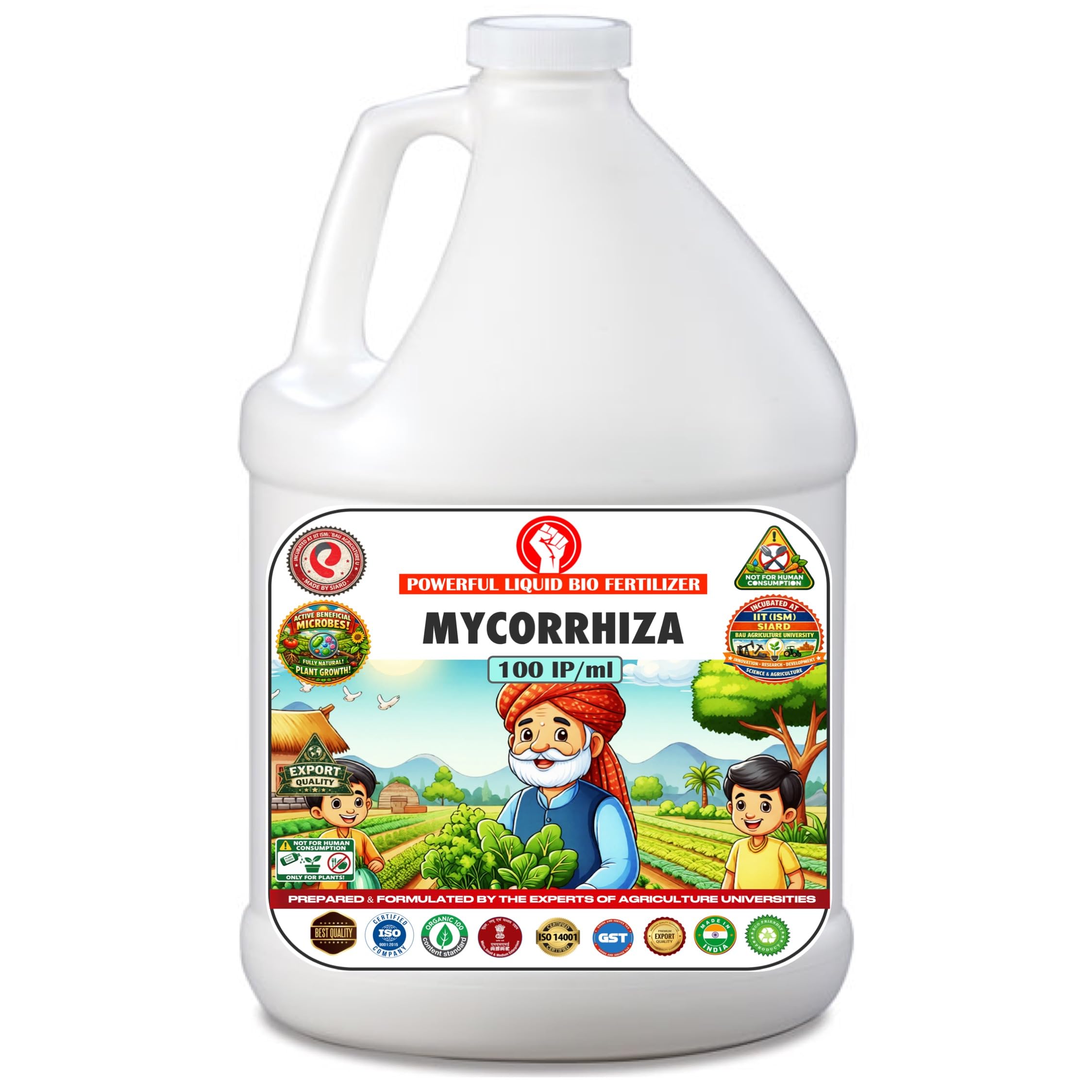 Erwon® Liquid Mycorrhiza Biofertilizer 100 IP/ml | Advanced Root Booster & Soil Enhancer | Improves Nutrient Uptake, Drought Resistance & Crop Yield.(500 ml)-image-20