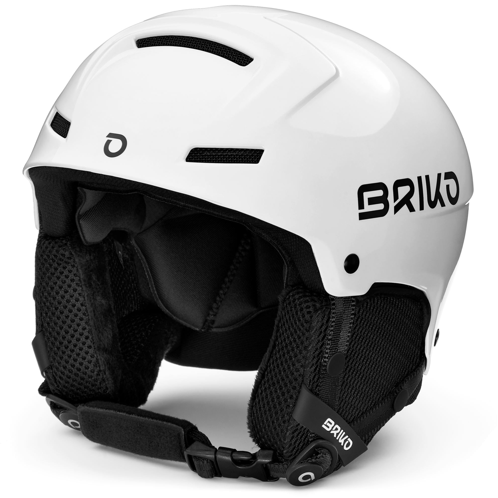 Briko Mammoth, Casco Unisex Adulto, SHINYWHITE, 48-52 cm