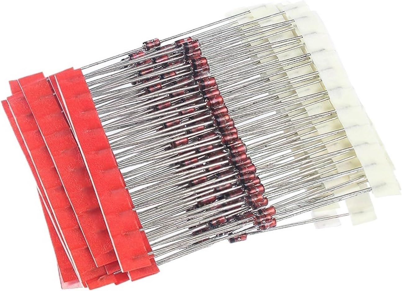 140PCS 1W Zener Diode Kit 3.3V-24V Voltage Regulator Diodes Set 14 Values 3.3V 10V 3.9V 12V 4.7V 15V 5.1V 16V 5.6V 18V 6.2V 20V