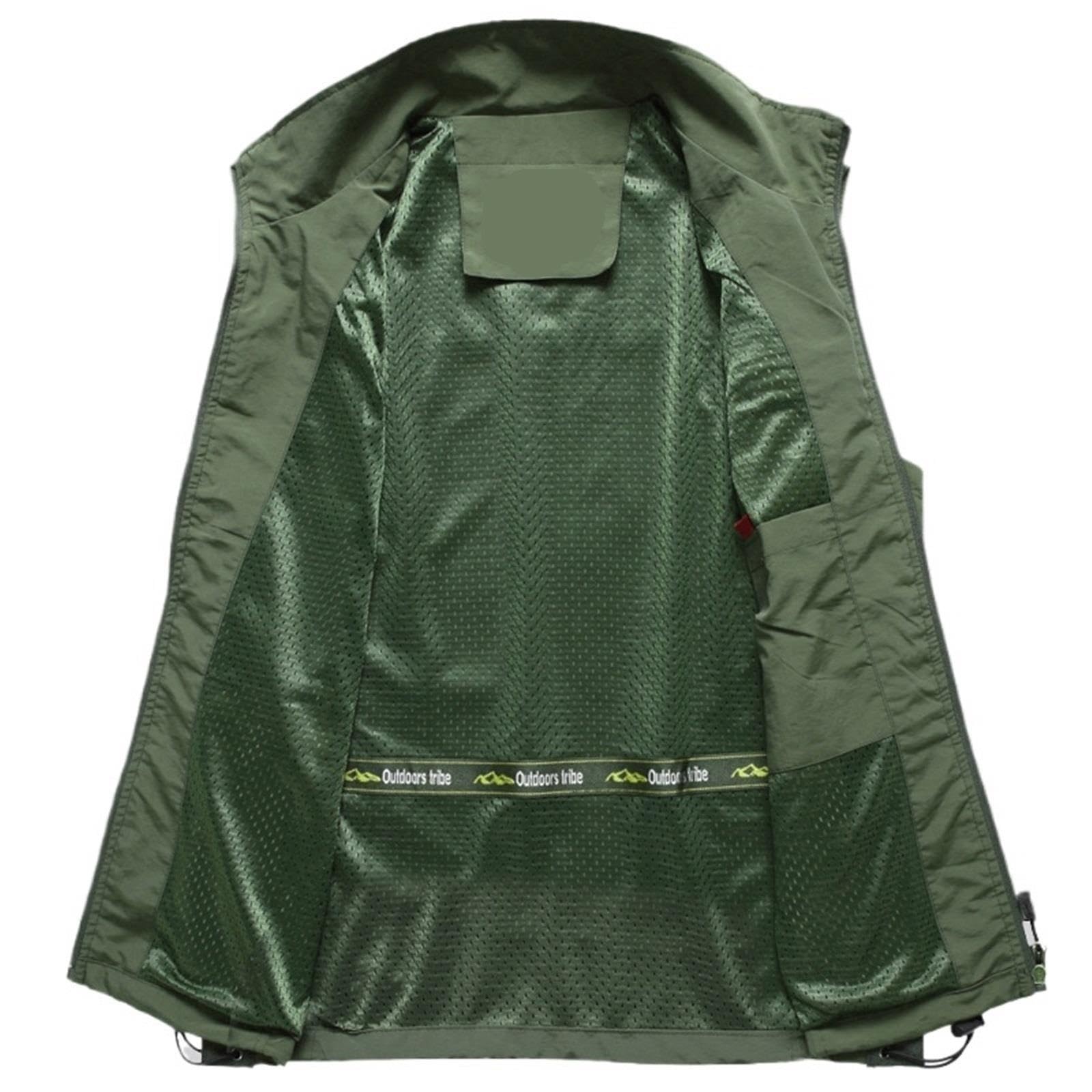 Gilet da pesca Gilet Sottili Da Uomo In Rete Esterno