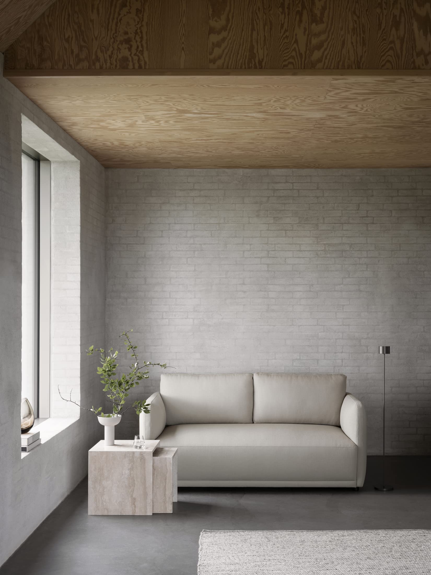 blomus | Mobile LED-Stehleuchte | FAROL FLOOR | Dimmbar | Akku-betriebene Stehlampe | Kabellos | Farbe Gunmetal