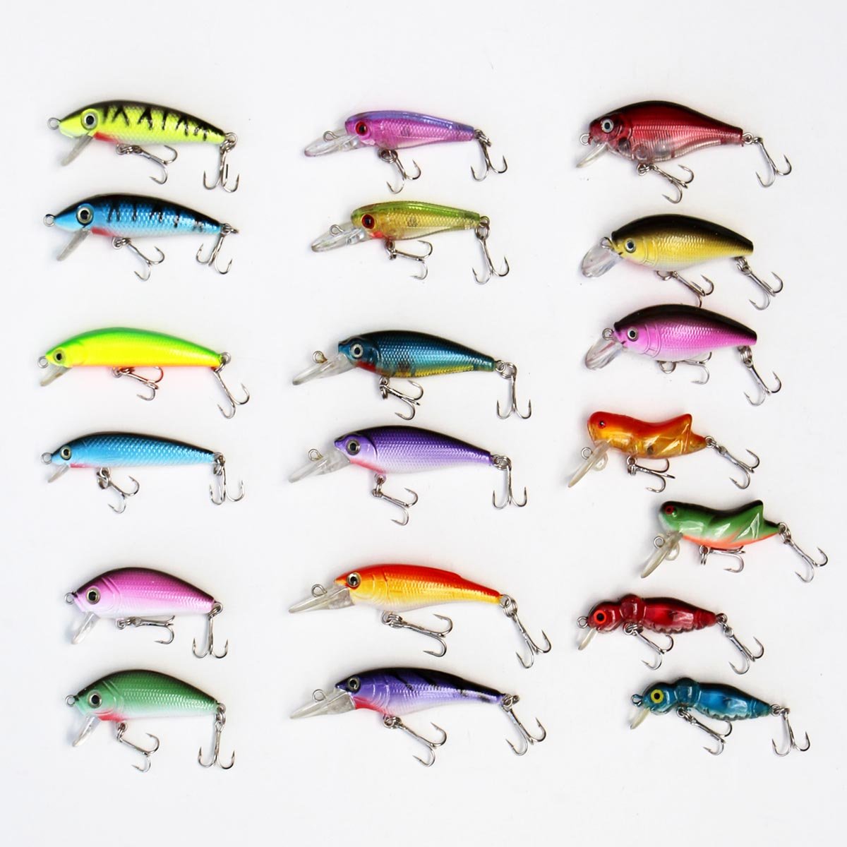 シャット　　ミノー　ハードルアー セット売り FIVE STAR（釣り） 安定力抜群！TROUTEX JUST MINNOW S/トラウ