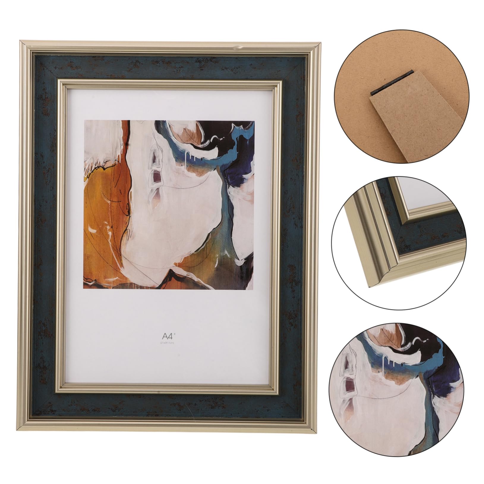 OUNONA Vintage für Kunstharz Wand und Bilderrahmen Tischdeko | Klassischer Stil, Vielseitige Präsentation, Passend für Geburtstage und Hochzeiten