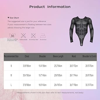 Freebily Adult Opaque Tights High Cut Bodysuit Nylon Tight Long Sleeve One-piece Undershirts Mankini Swimsuit