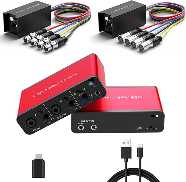 Bundled products of 2i2 USB Audio Interface and 3-Pin Multi Network Snake Receiver
