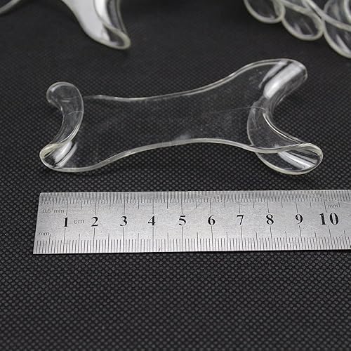 Miniatura 7 de Airgoesin 10 abridores dentales ortodónticos intraorales para boca, mejilla, retractores de labios, plástico transparente, esterilizables por debajo