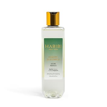 H HABIBI Hydrating Body Wash for Women and Men, Moisturizing Shower Gel 200 ml 6.8 fl oz, Luxury Body Wash with Fresh Mango Citrus Scent, Gentle Body Wash for Sensitive Skin, Made in USA.