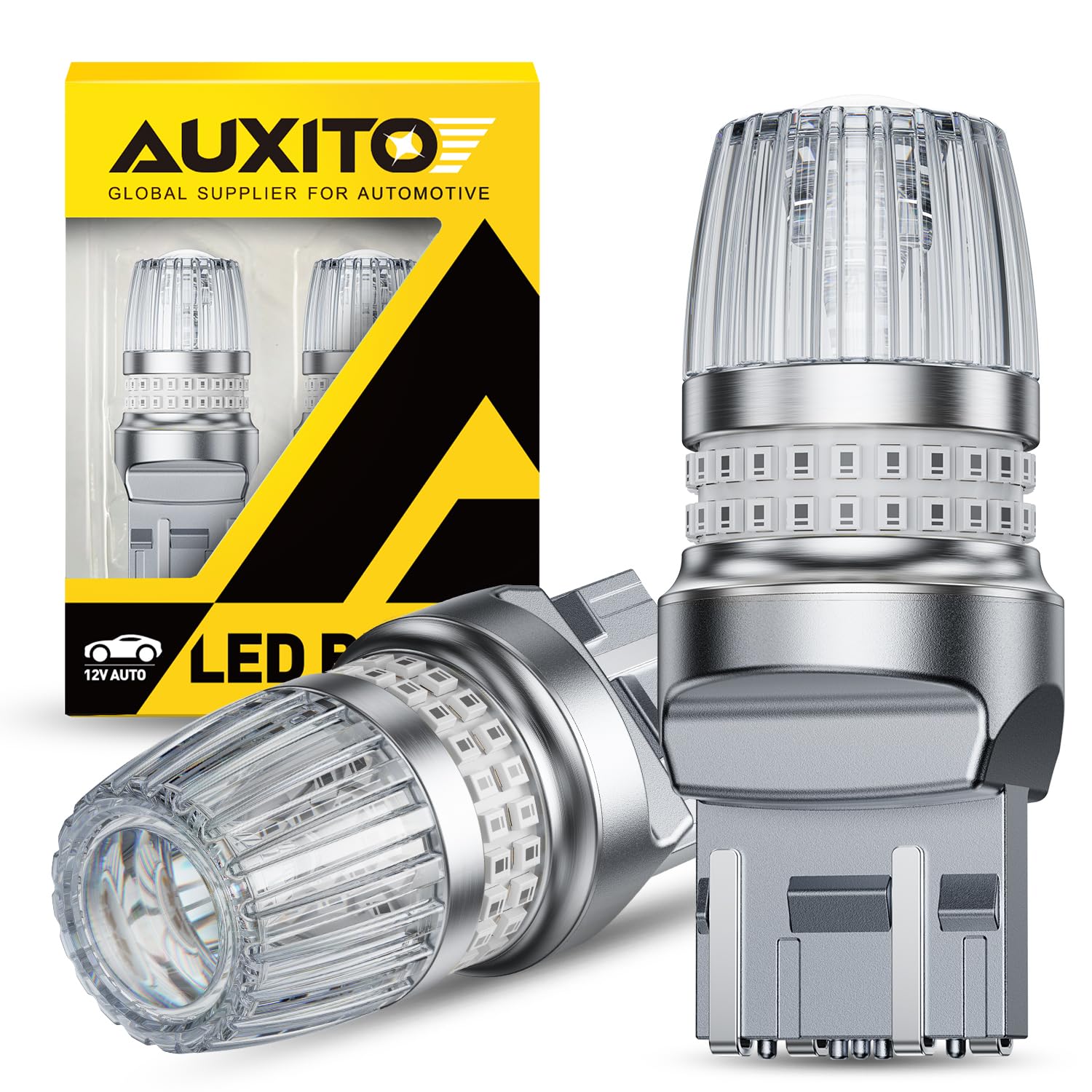 AUXITO Latest 7440 7443 LED Bulb Red Brake Lights Tail Lights