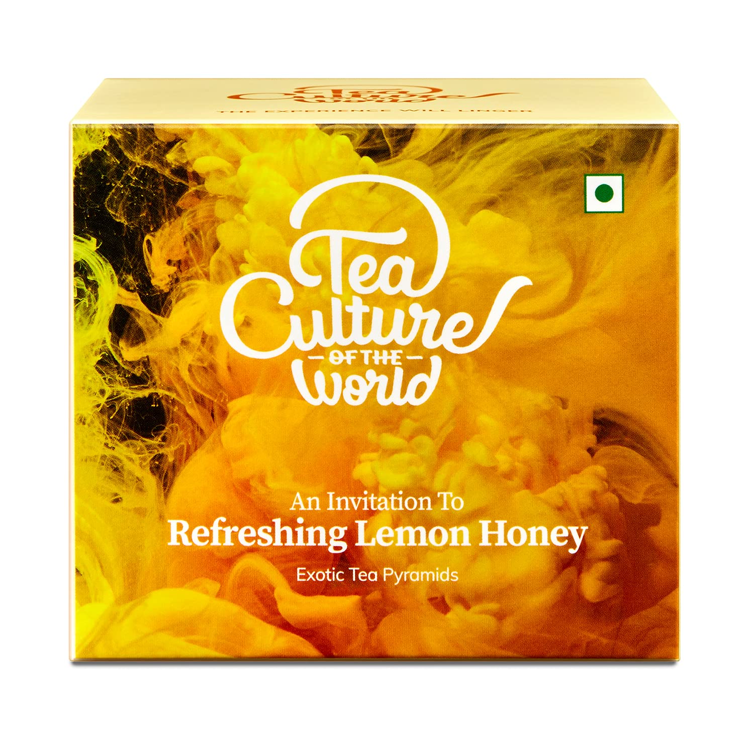 Tea Culture of The World Refreshing Lemon Honey | Green Tea, Lemon And Honey | Comforting & Refreshing Flavor | Natural Aroma | 100% Whole Leaves, No Dust, 16 Count - 13 Gm