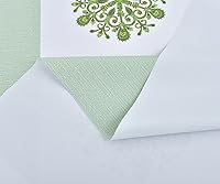 Vista 8 de Zobesta Mantel de vinilo para mesas rectangulares, mantel de plástico de PVC, impermeable, manteles de vinilo verde para mesas rectangulares