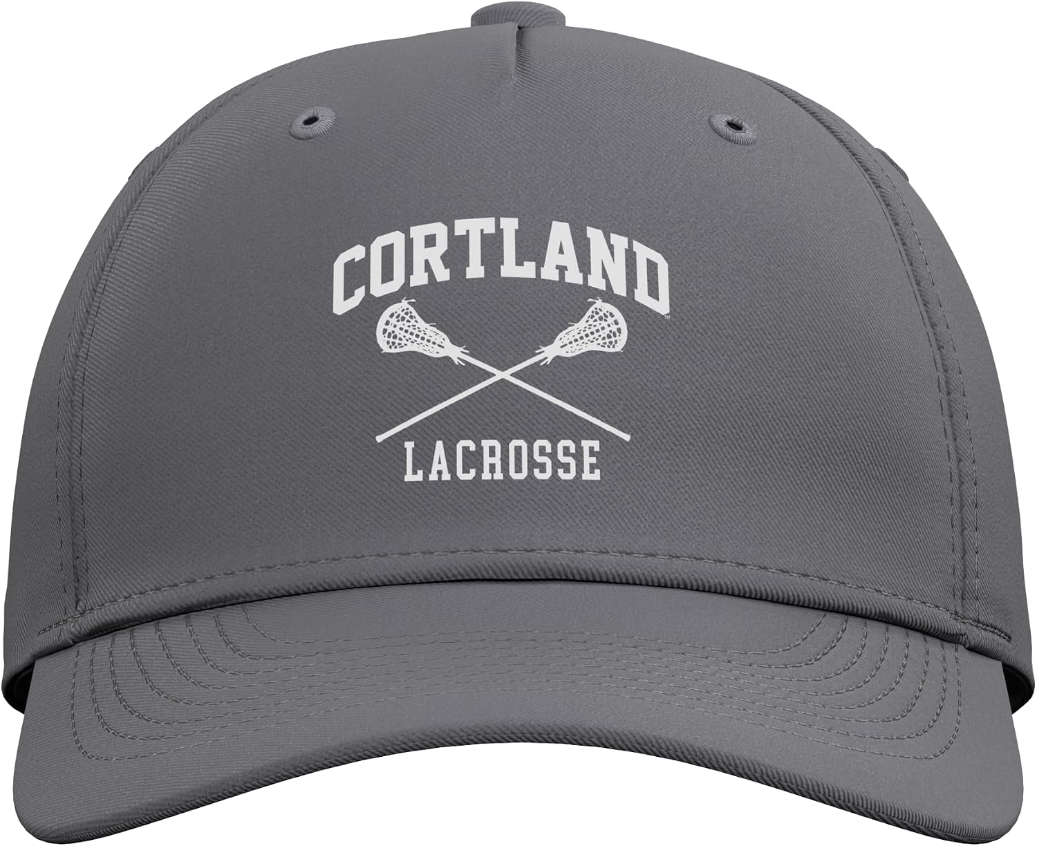 SUNY Cortland Red Dragons Lacrosse Vintage 90's Adjustable Baseball Hat image 2
