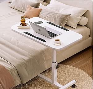 60 * 40cm Lifting and Rotating Laptop Desk for Home and Office, Movable ...