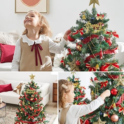 【2024年モデル】クリスマスツリー 60/120cm クリスマスツリーフルセット オーナメント&LEDライト付き christmas tree クリスマス 飾りクリスマス オーナメント 組み立てが簡単 クリスマスの雰囲気を演出しますおしゃれ 豪華 装飾 高濃密度 組立簡単 収納便利 屋内/外 部屋 商店 [2]