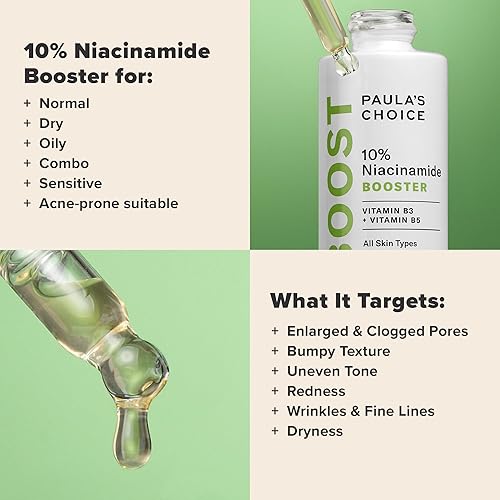 Miniatura 4 de Potenciador de poros dilatados y arrugas Paula's Choice RESIST 10 % niacinamida (Vitamina B3) 0.67 onzas