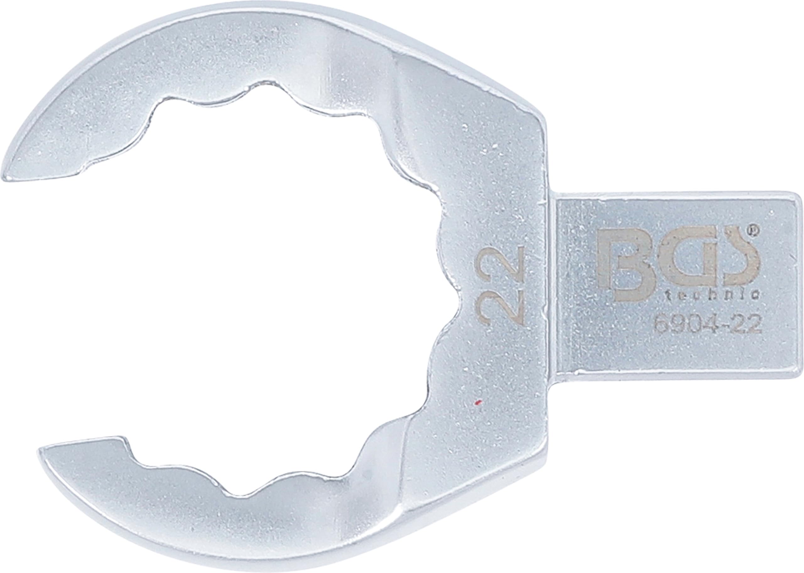 BGS 6904-22 | Klucz wtykowy oczkowy | otwarty | 22 mm | mocowanie 9 x 12 mm