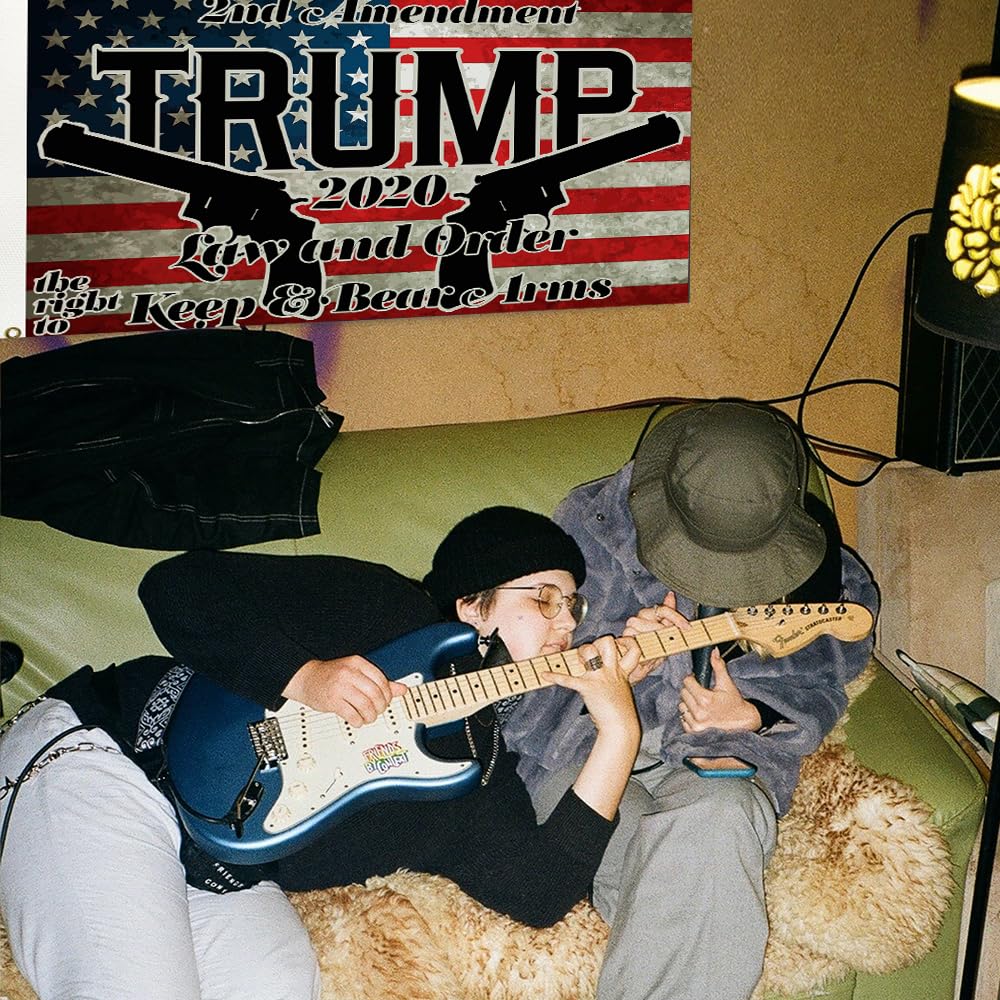 Trump Flagge 90 X 150 Cm – Doppelseitig, 3-lagig, UV-beständig | Patriotische Deko Für Garten, Auto, Rallye | 45. & 47. Präsidentschaft