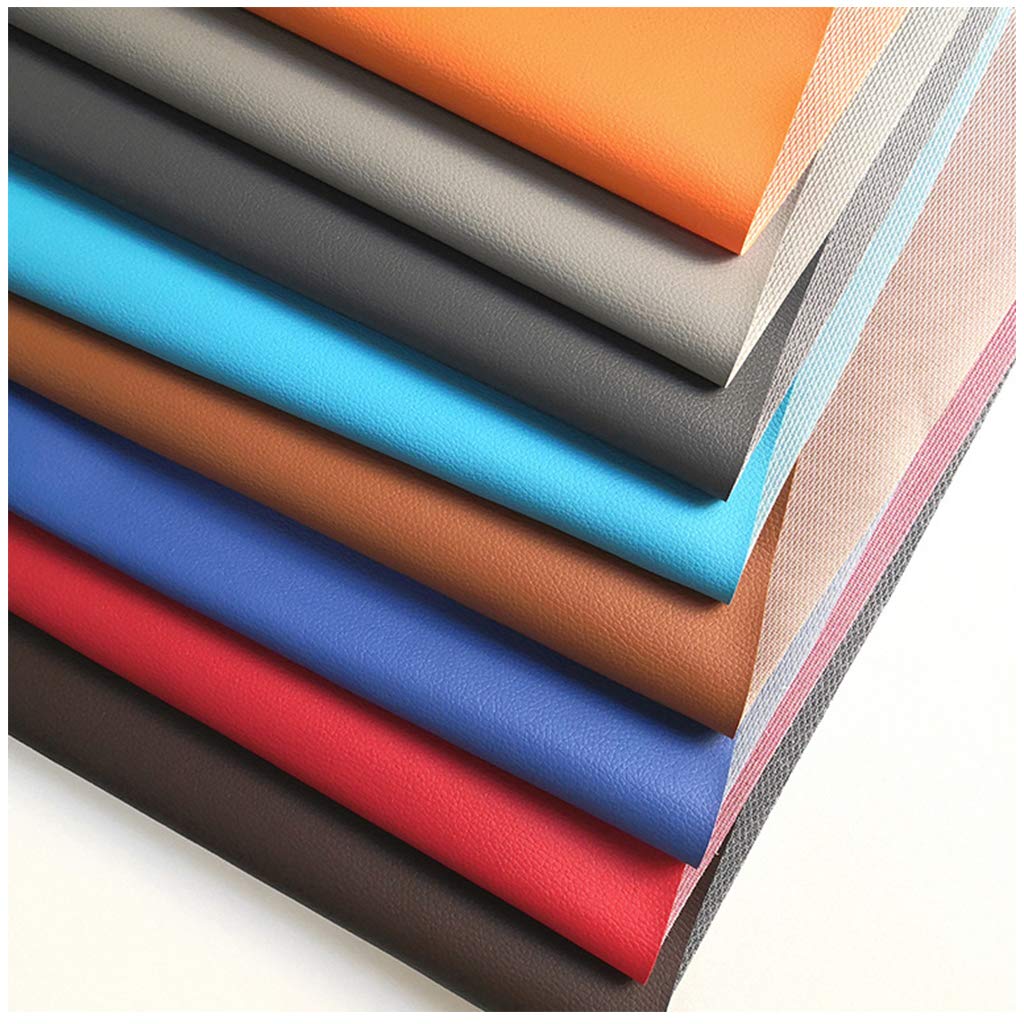 Piel sintética caqui de alta calidad, tapicería de vinilo de piel sintética, tela de poliuretano, ignífuga, impermeable, material de artesanía de piel sintética, 160 cm (varios tamaños opcionales)