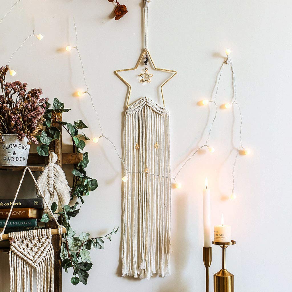 Alipis Estrella De Cinco Puntas De Hierro - Escultura Decorativa Vintage Para Pared, Bodas Y Hogar
