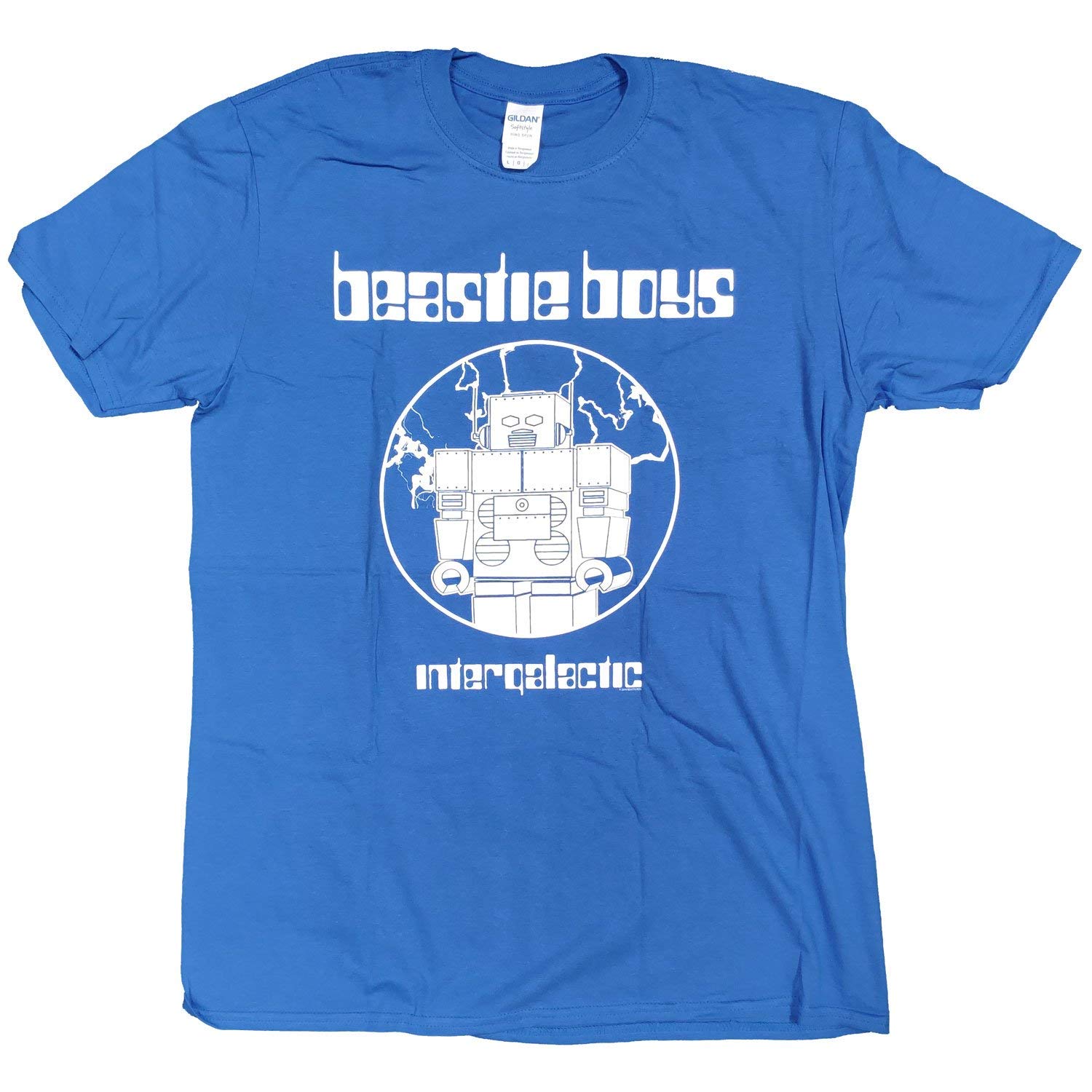 The Beastie Boys T Shirt - Intergalactic 100% Official-XXL Blue
