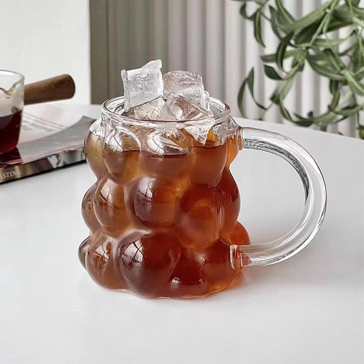 Bellemax Double Wall Glass Coffee Mugs - Set of 2 -8