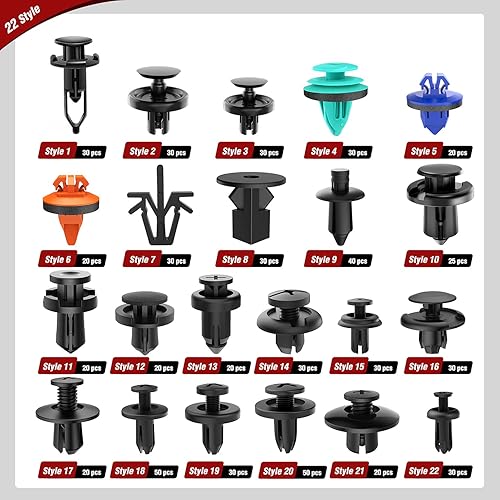 Vista 34 de Nilight - Juego de herramientas para remover molduras, 102 piezas, clips de retención para parachoques, paneles de auto, remover terminales, remover