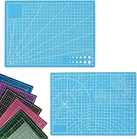 Base de Corte A4, 210 x 297 mm, com Marcas de Medição e Linhas Guias, para Artesanato e Design Gráfico (verde)