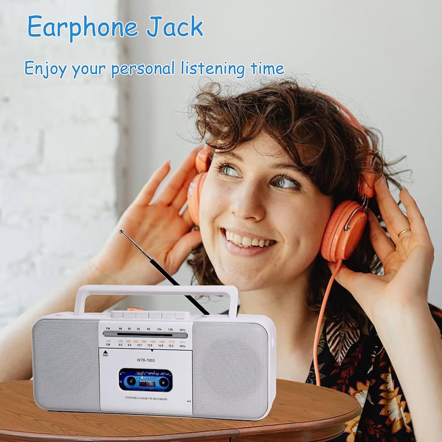 Amazon.com: Cassette Tape Player Recorder Boombox with