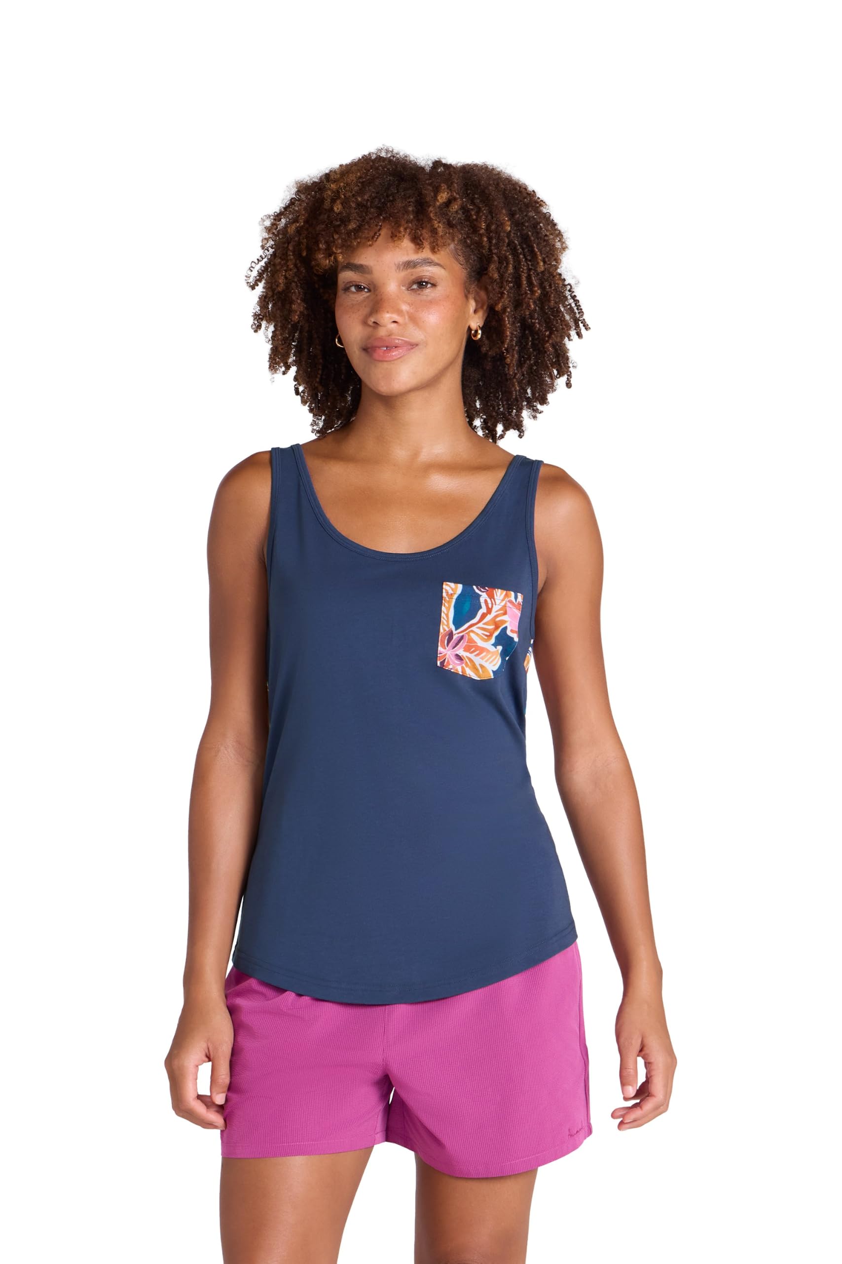Animal Women's Navy Brooke Printed Loose Tank