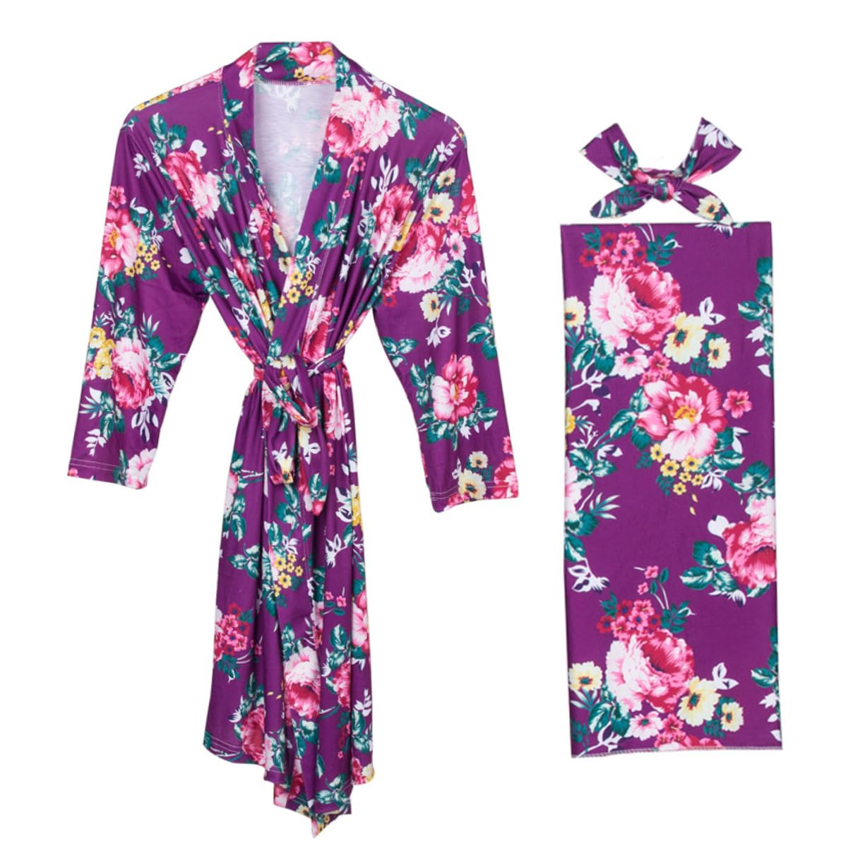 VALICLUD camicia da notte premaman camicie da notte per le donne gravidanza viola vocich pigiamoni cerimonia vestaglia sposa accappatoio da donna fascia per neonati cotone