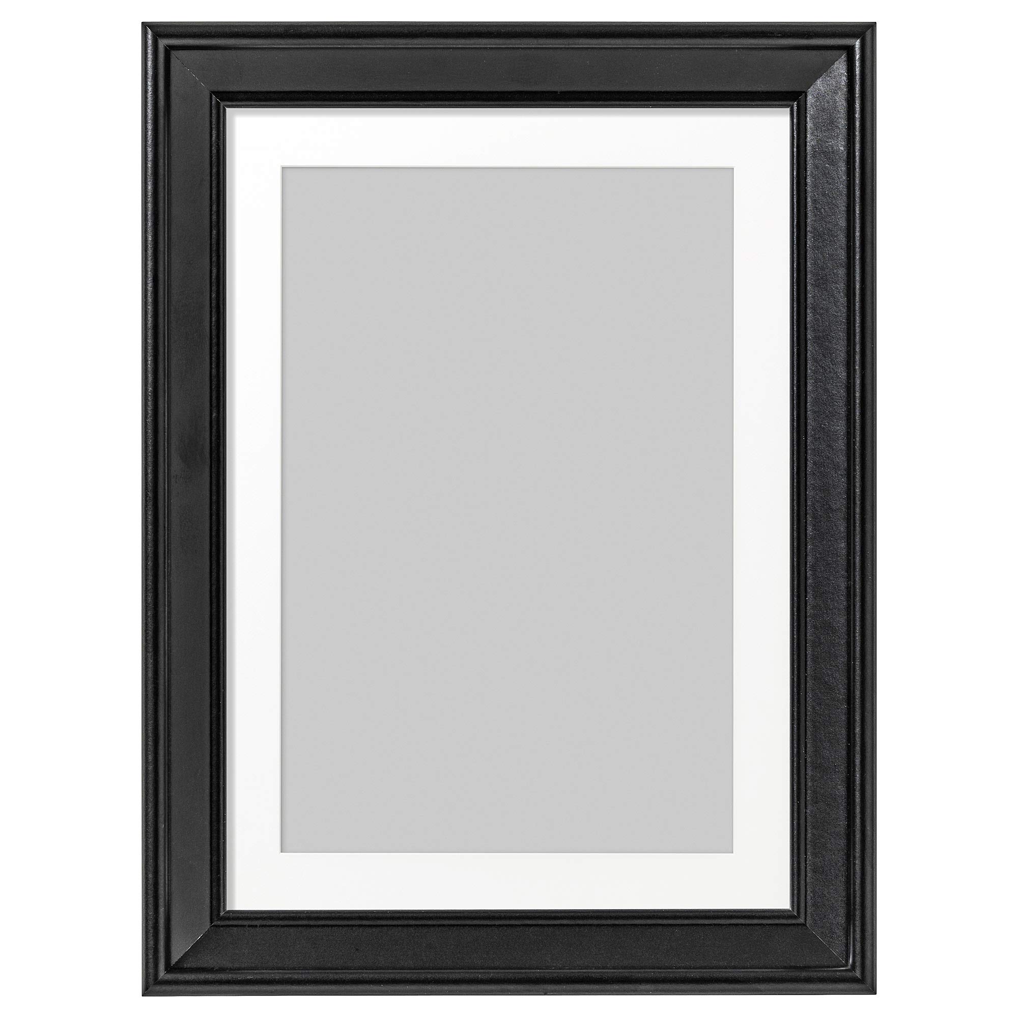 Cadre 13 x 18 cm noir avec protection incassable au profil épuré