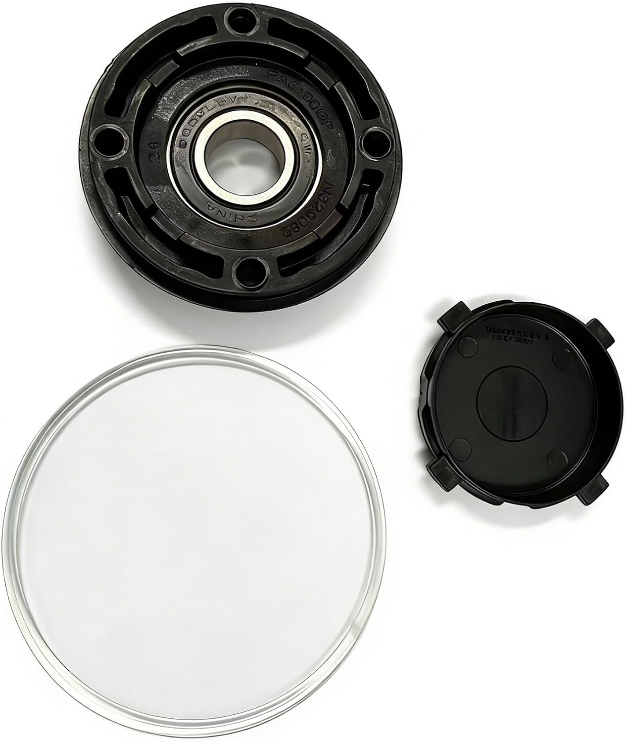 115mm Orbital Sander Repair Kit - 8-Hole Sanding Pad, Bearing Holder, End Cap & Rubber Seal Replacement, Compatible with DWE6423, DWE6421, DCW210 Models