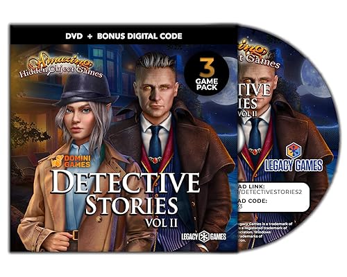Miniatura 2 de Legacy Games Amazing Hidden Object Games for PC Detective Stories Vol. 2 (3 Game Pack) - PC DVD with Digital Download Codes