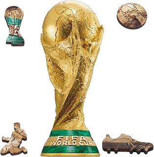 FIFA World Cup 2026 Edition Trophy 26PCS Wooden Pocket Puzzle