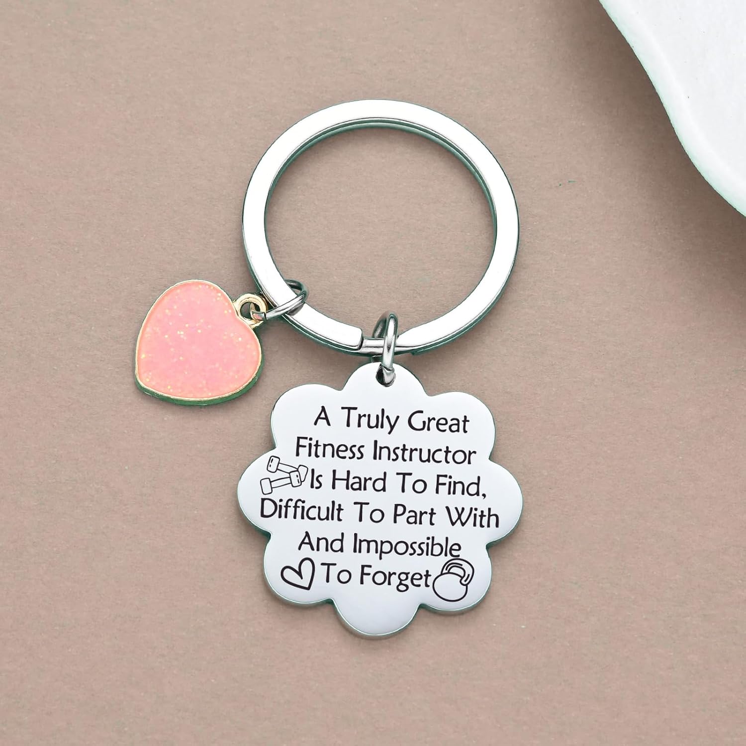 Fitness Gifts For Women Personal Athletic Trainer Gifts For Coach Christmas Keychain Workout Jewelry image 3