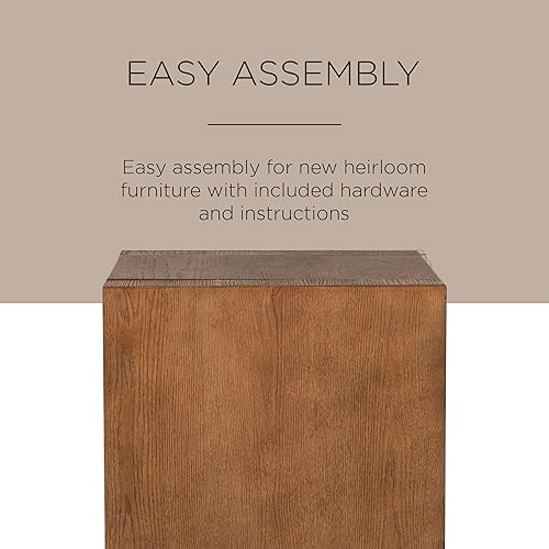 Miniatura 5 de Maven Lane Mesa auxiliar Artemis contemporánea de madera en acabado marrón refinado