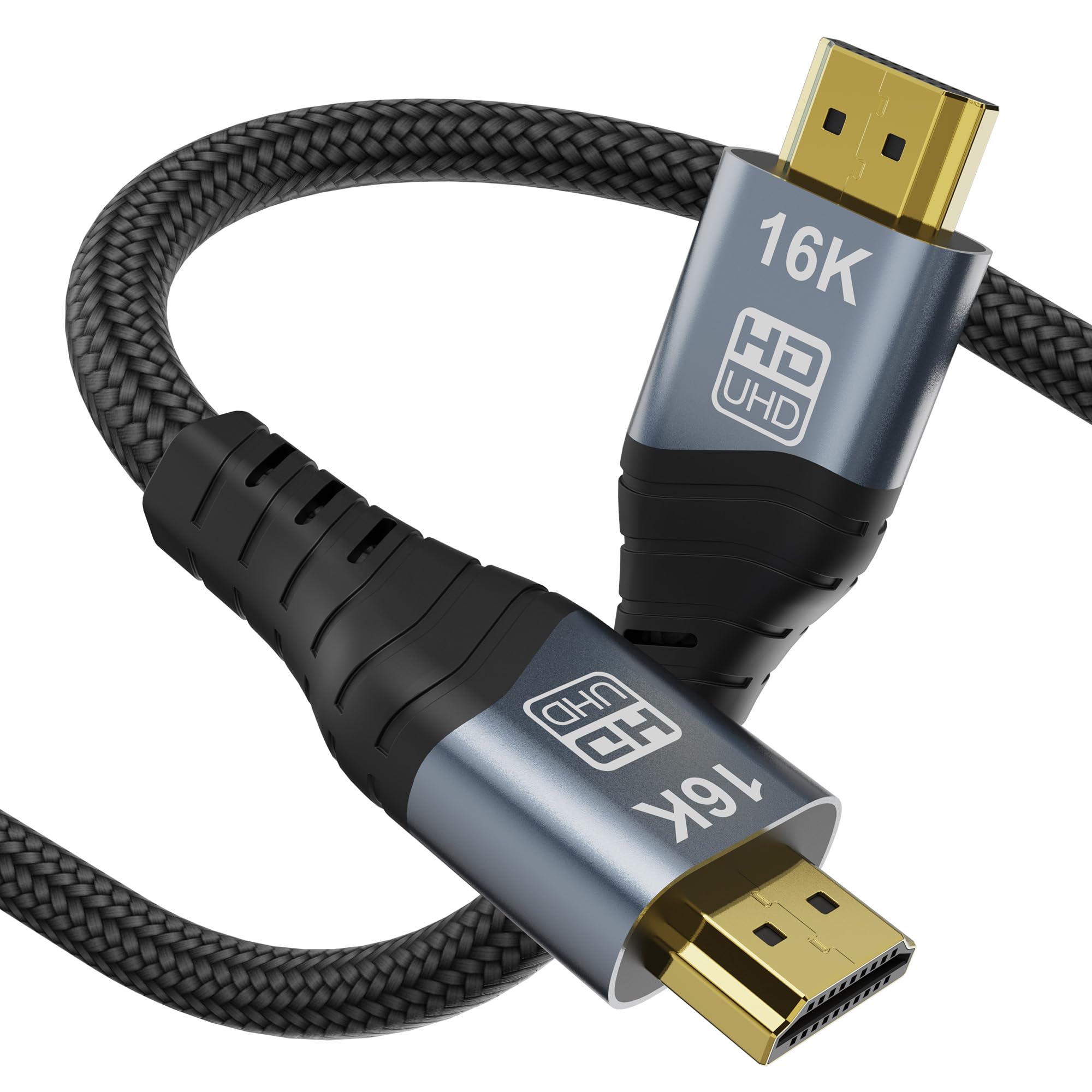 YIWENTEC 16K 10K 8K HDMI 2.2 Cable Real UHD HDR 96Gbps 16K@60Hz 8k @240hz 4K@480Hz Support HDCP 3D HDMI Cable for PS4 SetTop Box HDTVs Projectors (0.5M)
