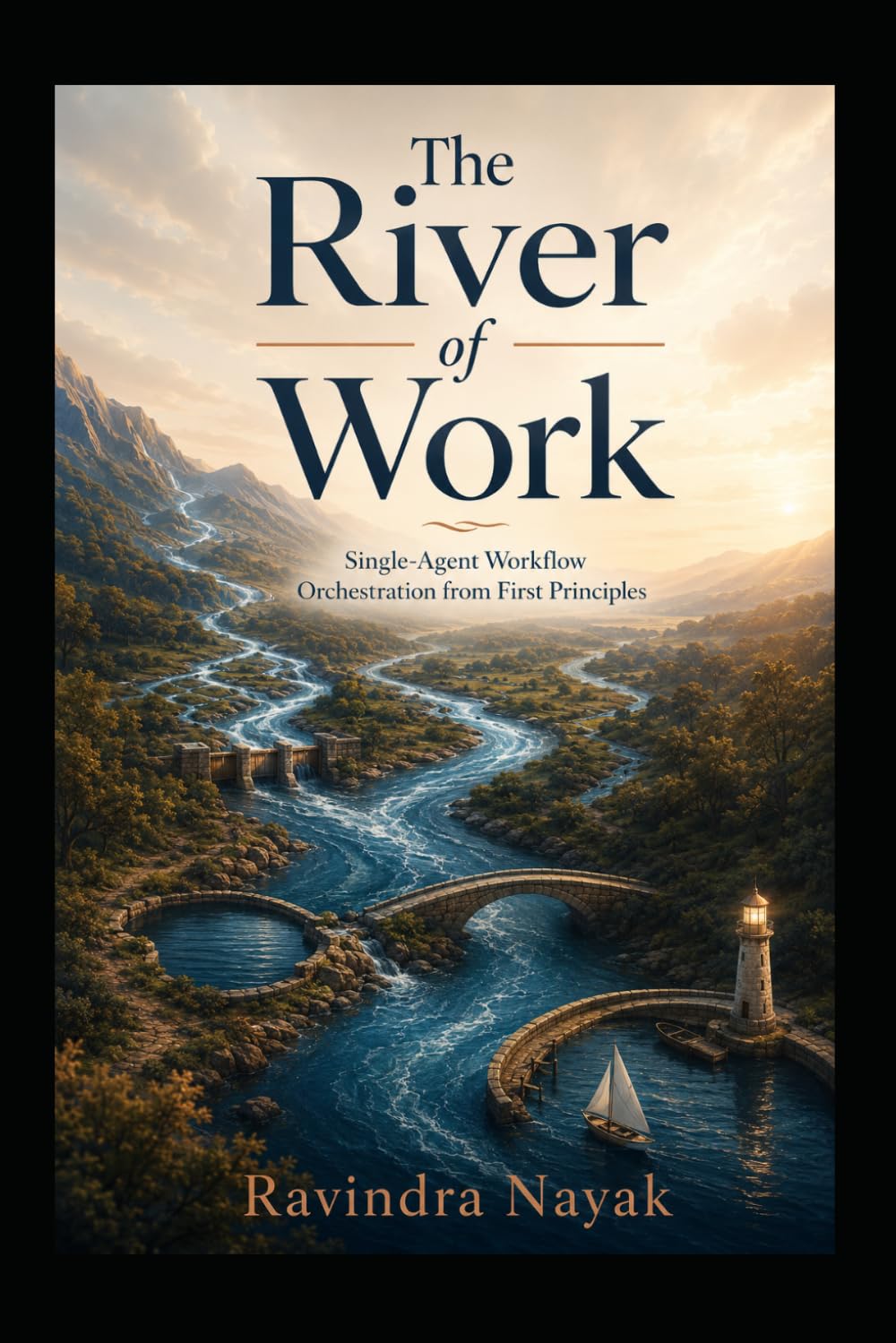THE RIVER OF WORK: Single-Agent Workflow Orchestration from First Principles (THE INTELLIGENT WORK ORCHESTRA Workflow Orchestration, AI Agents, ... Mathematics of Action—from First Principle)