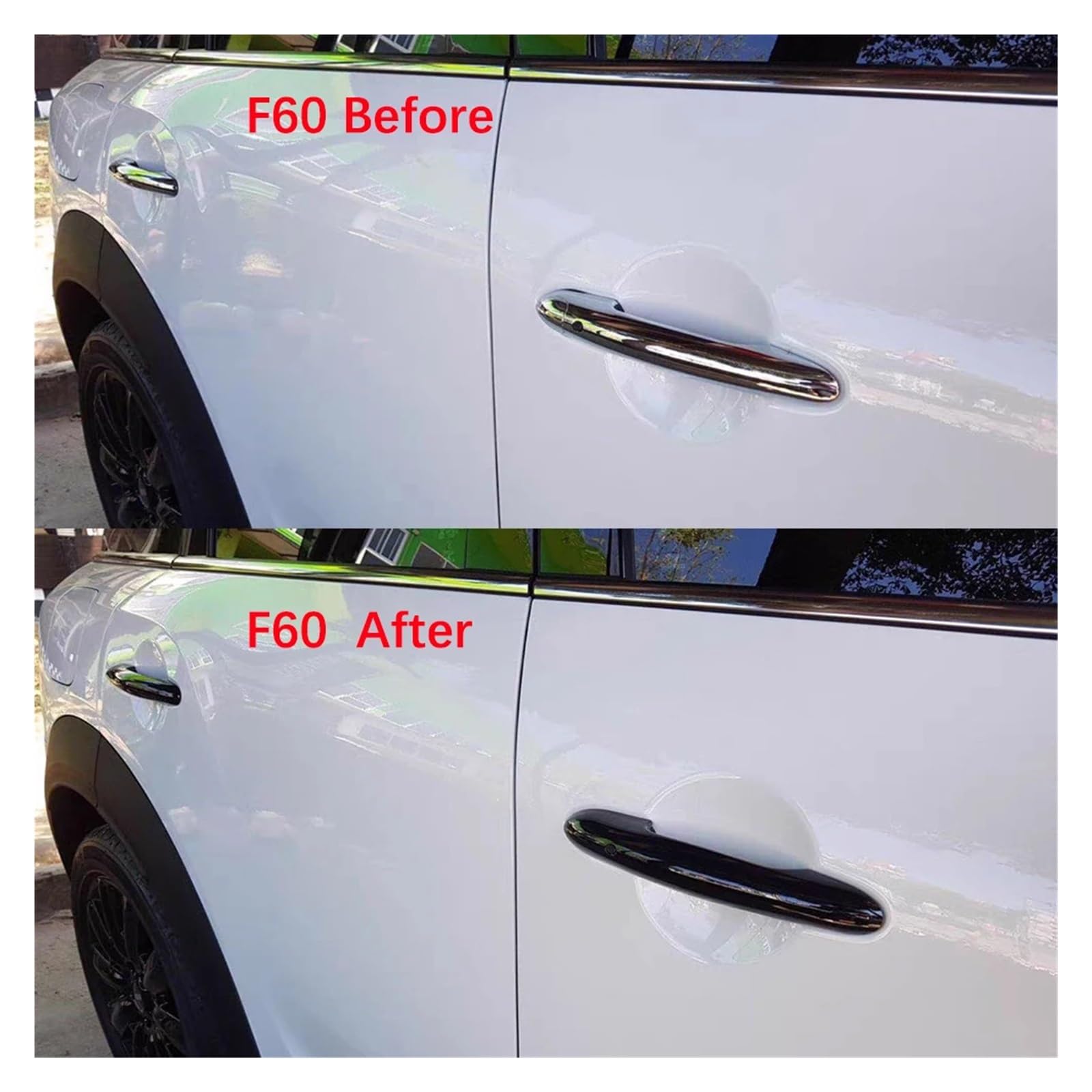 CACHE POIGNÉE DE porte compatible pour MINI pour COOPER F54 F55 pour modèles F EUR 33,53