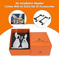 Vista 8 de Professional Knife Sharpener for Kitchen, 3-Action Blade Sharpener with Tungsten Carbide, Auto Adjustable Brushed Stainless Steel Manual Sharpener