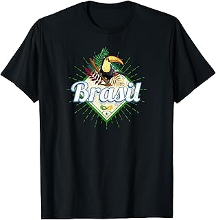 Brazil toucan retro samba vintage carnival souvenir T-Shirt