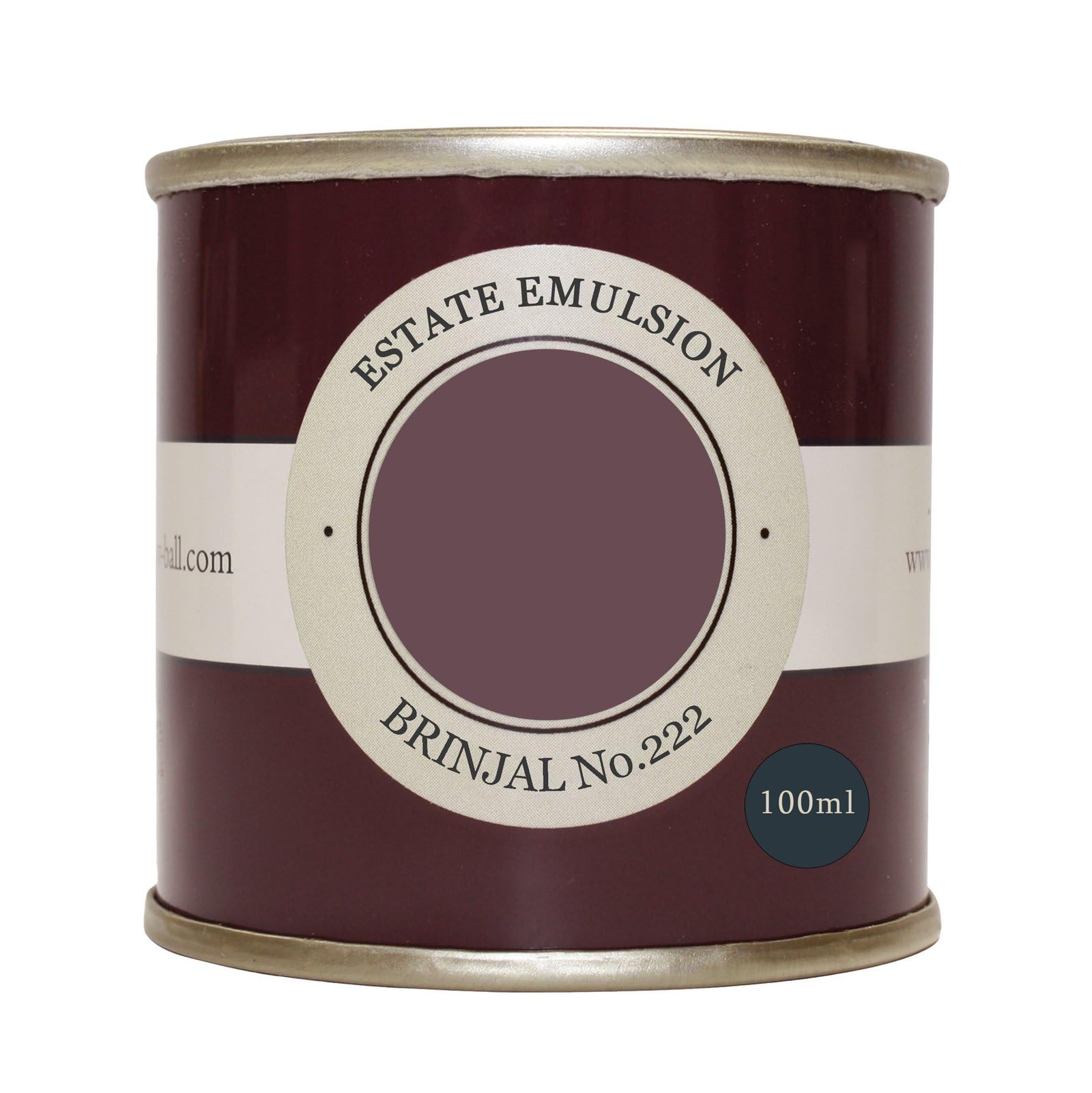 Farrow & Ball Brinjal No. 222 Sample Pot 222 Brinjal