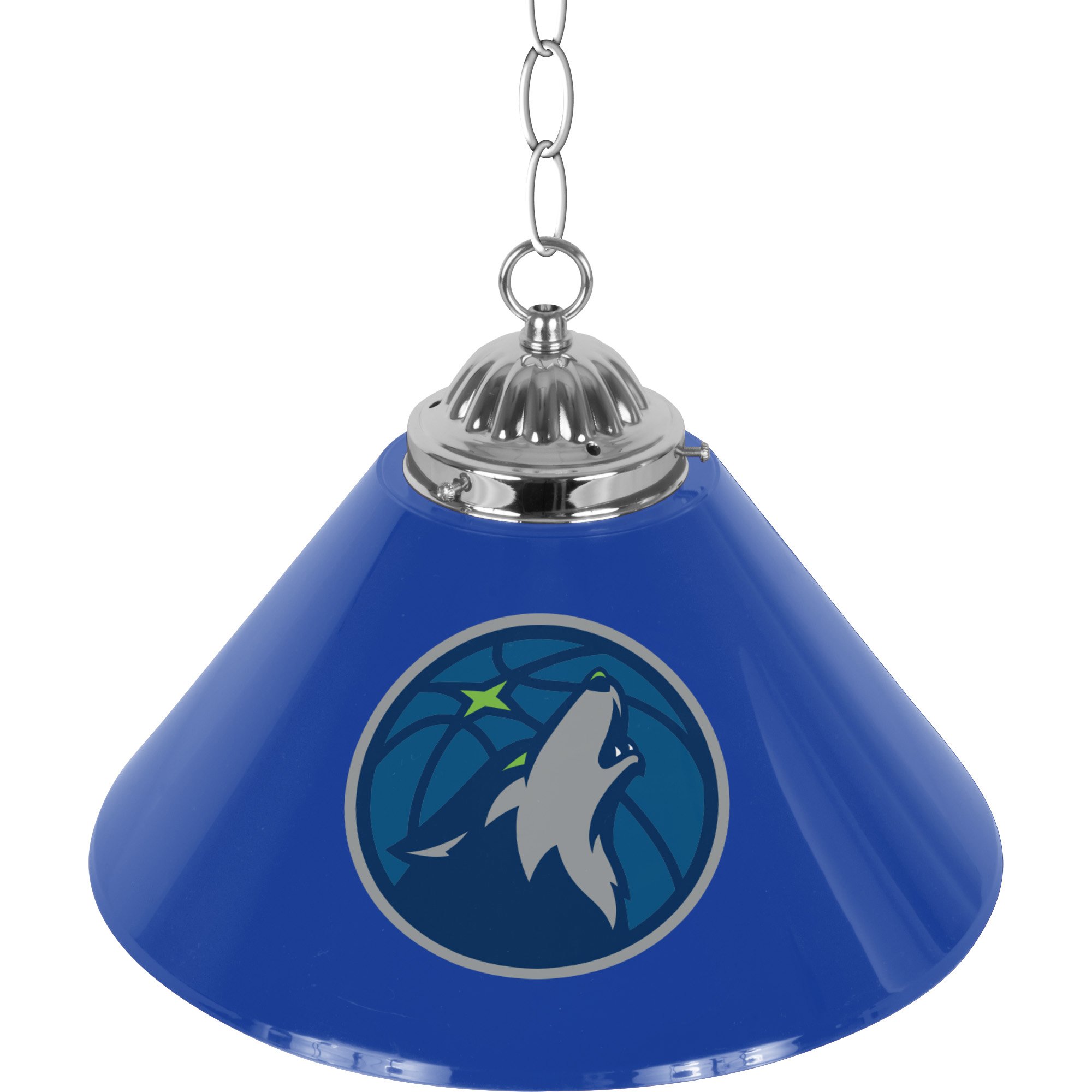 NBA Minnesota Timberwolves Single Shade Gameroom Lamp, 14"