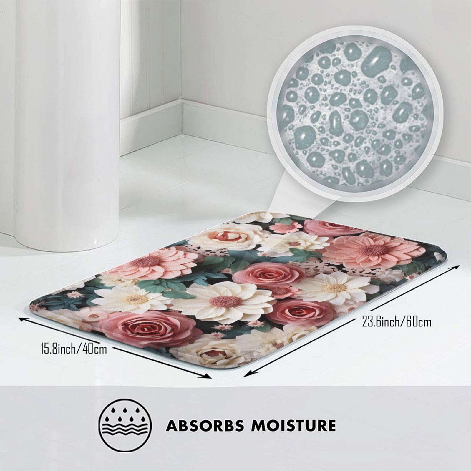 Arotive Paillasson D'entrée D'intérieur Et D'extérieur – Tapis En Caoutchouc Naturel