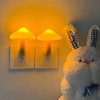 Vista 17 de iBetterLife - Lámpara de pared LED con sensor de luz nocturna en forma de hongo, lámpara de ensueño para dormitorio, linda lámpara de hongo
