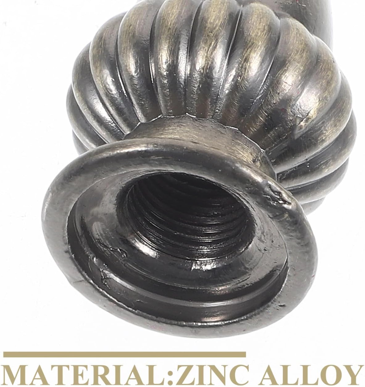 2pcs Metal Decorative Parts Lamp Finials Plated for Lamp Shade Easy Install Knob Caps Decorative Shade Caps Finials