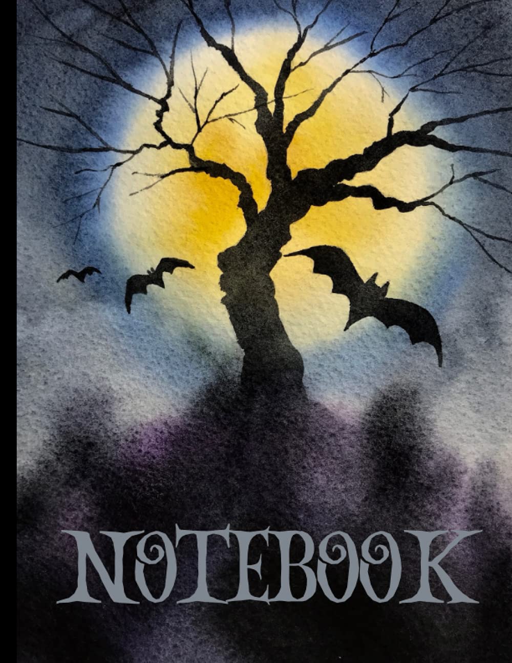 Notebook: Journal notebook Halloween in a matte lined cover to write to school to work for women for kids for men