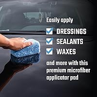 Vista 2 de Chemical Guys Almohadillas Aplicadoras de Microfibra de Grado Premium - Núcleo de Espuma Ultra Suave, Seguras para Selladores, Abrillantadores